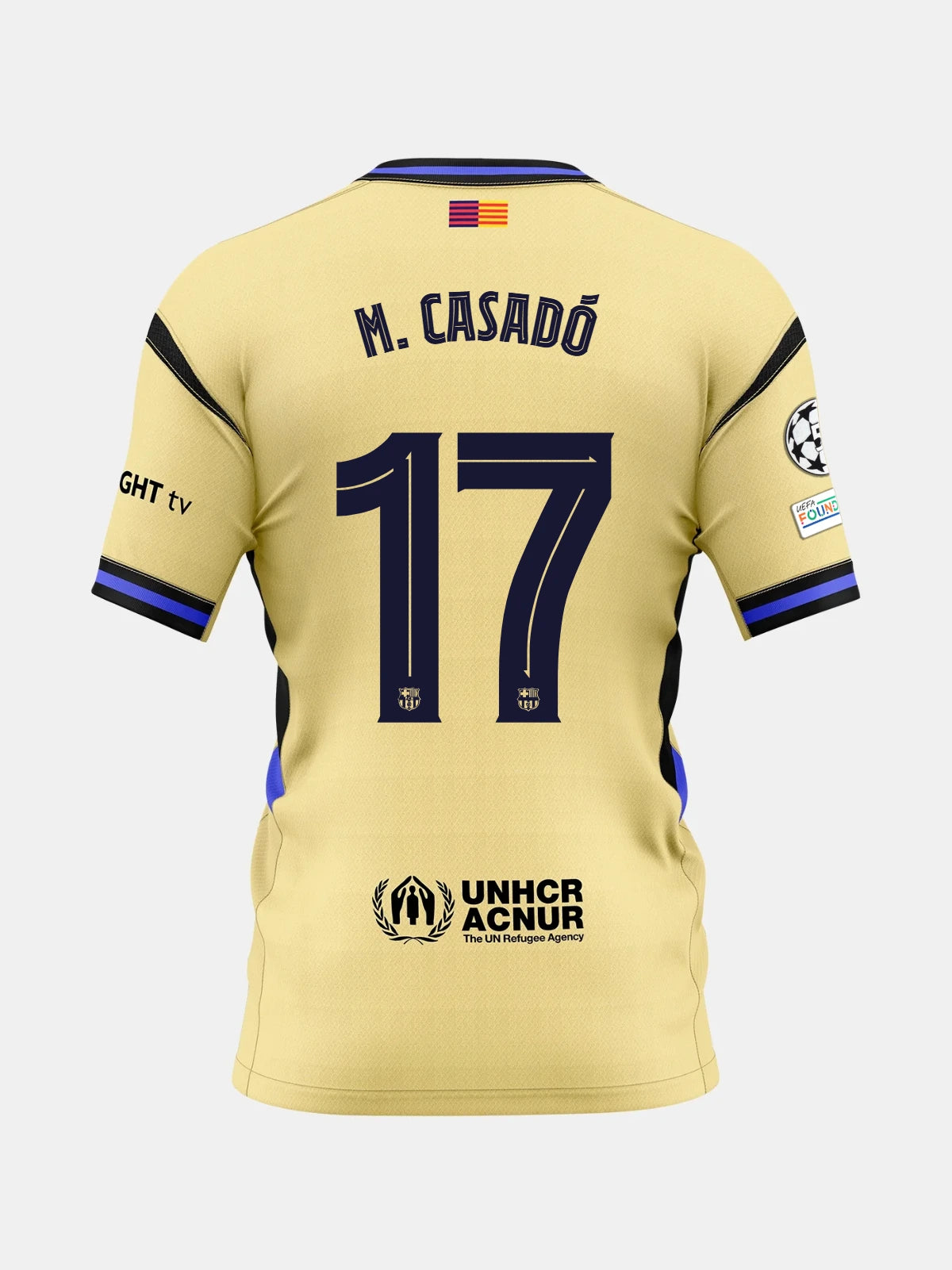 M. CASADÓ | UCL Women's away jersey 25/26 FC Barcelona x Kobe Bryant