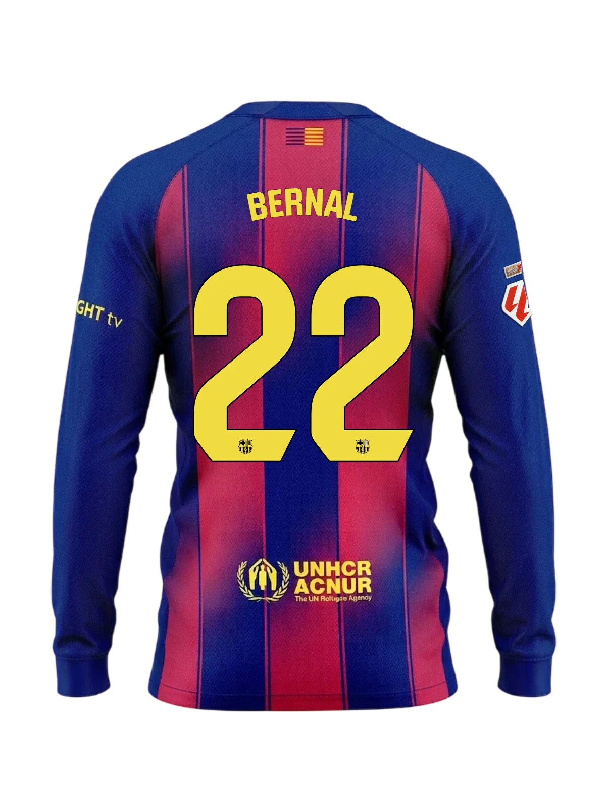 MARC BERNAL | La Liga Men's home jersey 25/26 FC Barcelona Long-sleeve