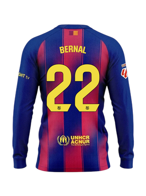 MARC BERNAL | La Liga Maillot Domicile 25/26 FC Barcelona Manches longues