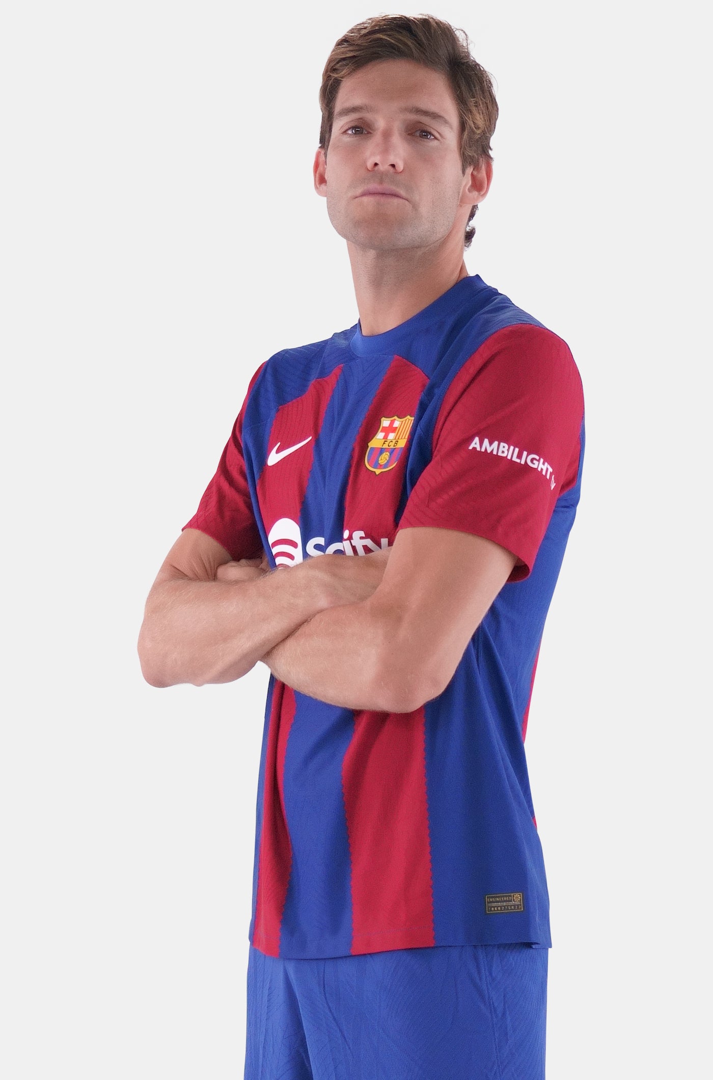UCL FC Barcelona home shirt 23/24 Player's Edition  - MARCOS A.