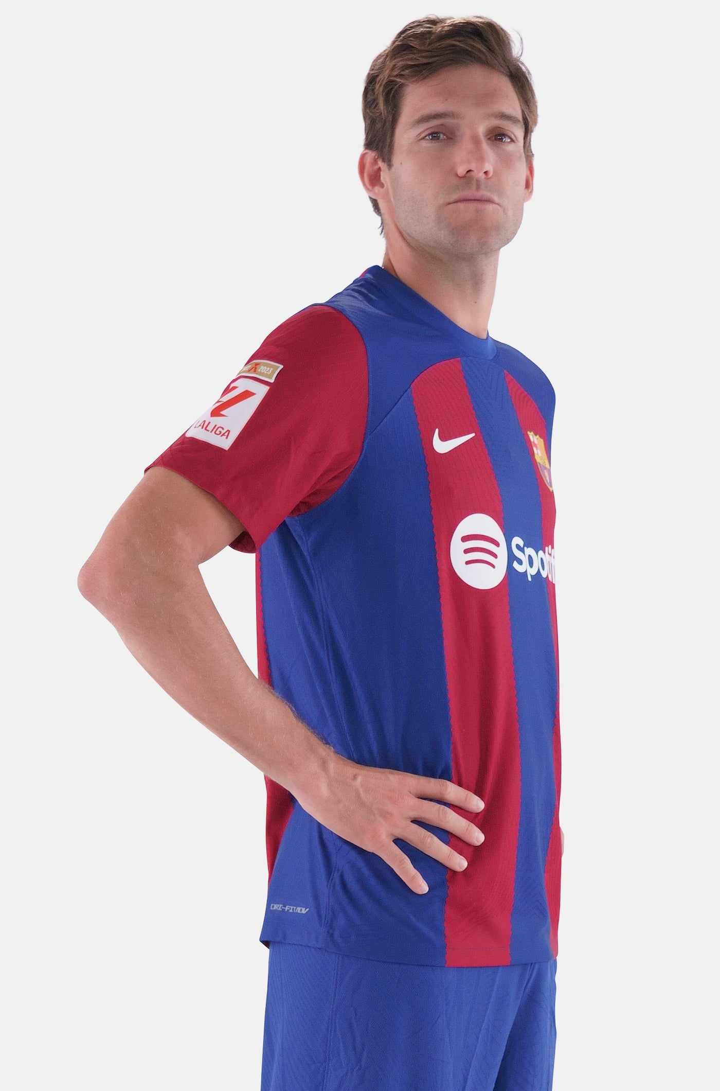 LFP FC Barcelona home shirt 23/24 Player's Edition - MARCOS A.