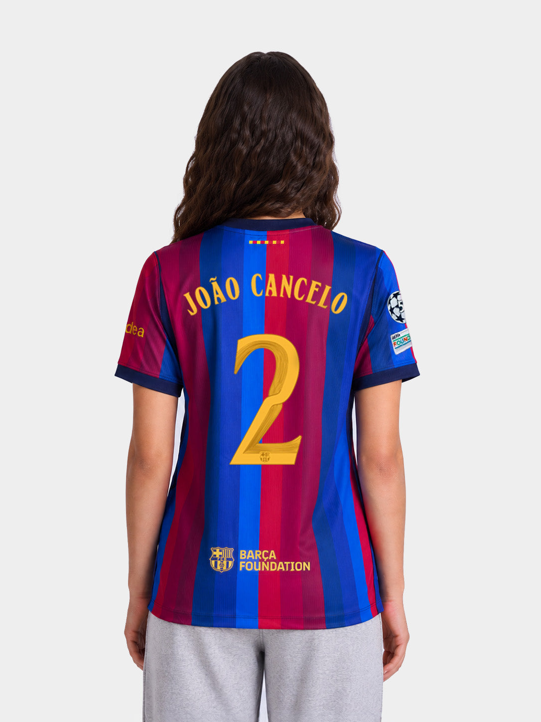 JOÃO CANCELO | UCL Camiseta mujer primera equipación 26/27 FC Barcelona