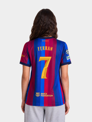 FERRAN | UCL Camiseta mujer primera equipación 26/27 FC Barcelona