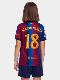 GERARD MARTIN | UCL Junior's home jersey 26/27 FC Barcelona - Player Edition