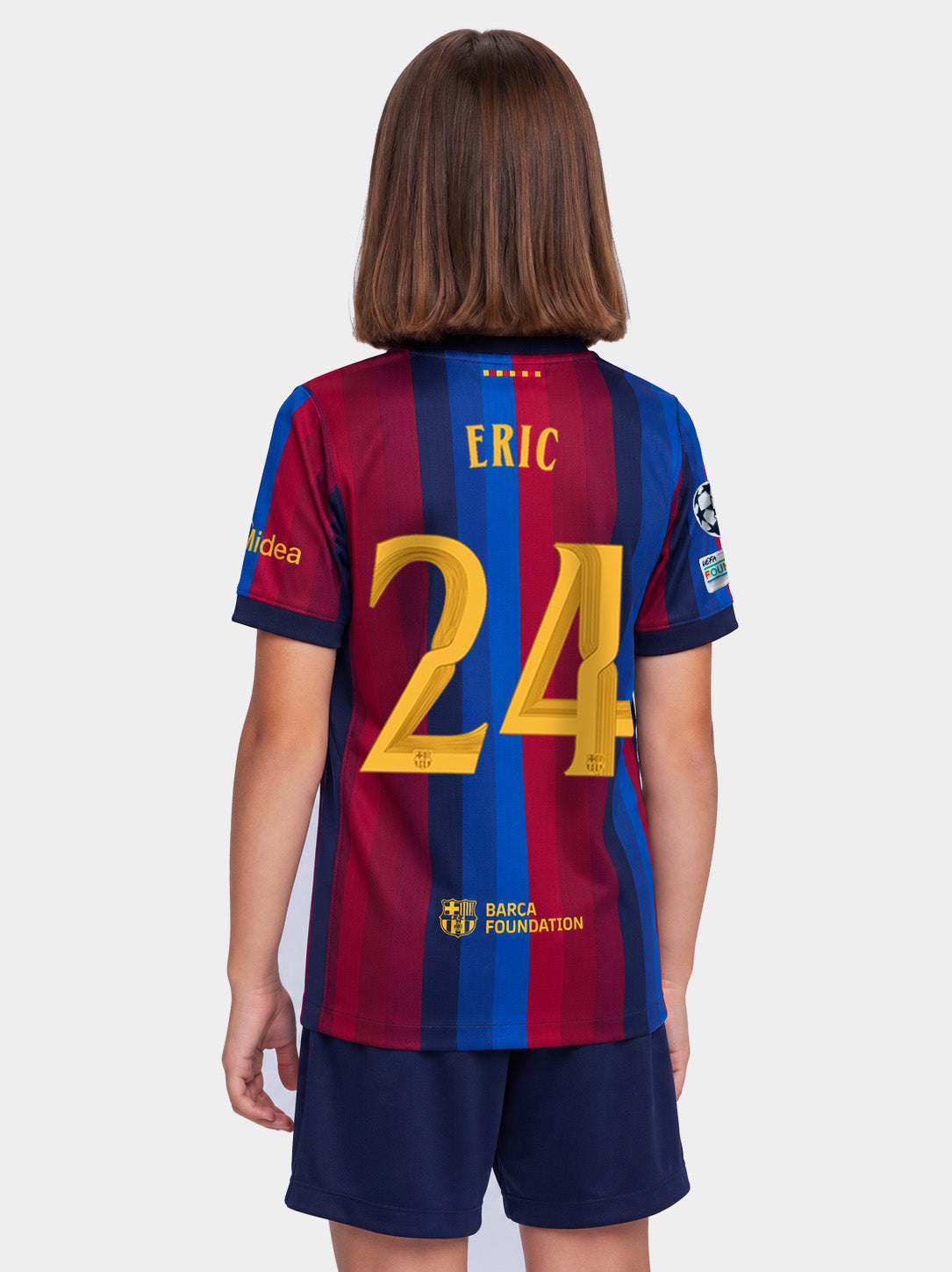 ERIC GARCIA | UCL Camiseta junior primera equipación 26/27 FC Barcelona - Edición Jugador