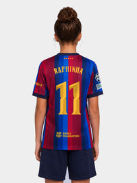 RAPHINHA | UCL Heimtrikot Junior 26/27 FC Barcelona - Player’s Edition