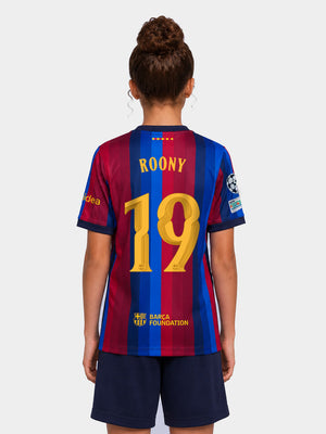 ROONY | UCL Maillot junior domicile 26/27 FC Barcelona - Édition Joueur
