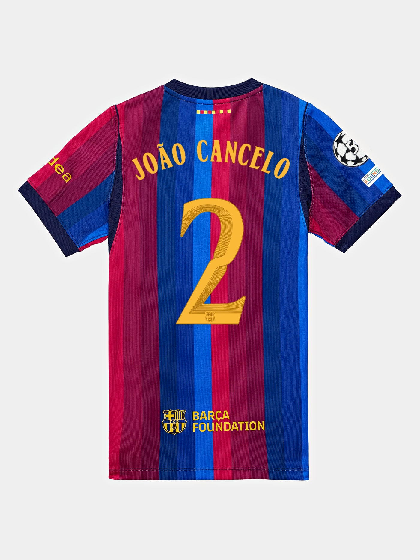 JOÃO CANCELO | UCL Camiseta junior primera equipación 26/27 FC Barcelona