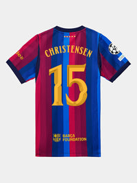 CHRISTENSEN | UCL Junior's home jersey 26/27 FC Barcelona