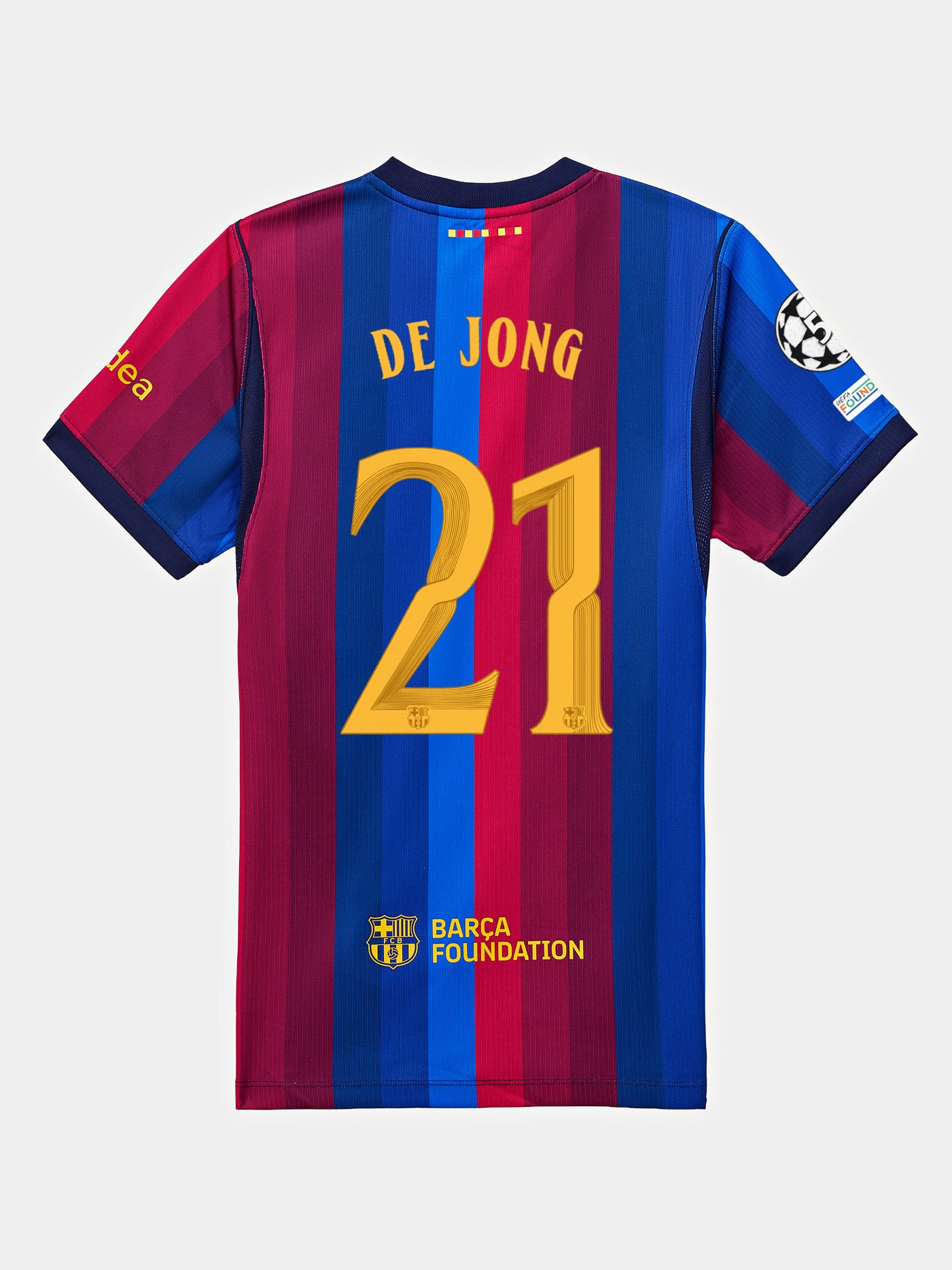 DE JONG | UCL Junior's home jersey 26/27 FC Barcelona