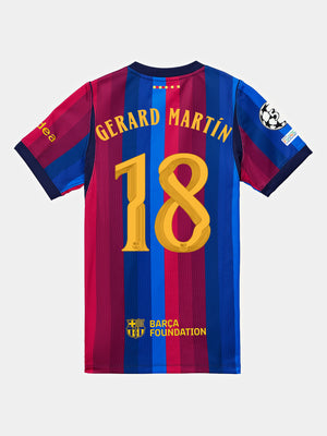 GERARD MARTIN | UCL Maillot junior domicile 26/27 FC Barcelona