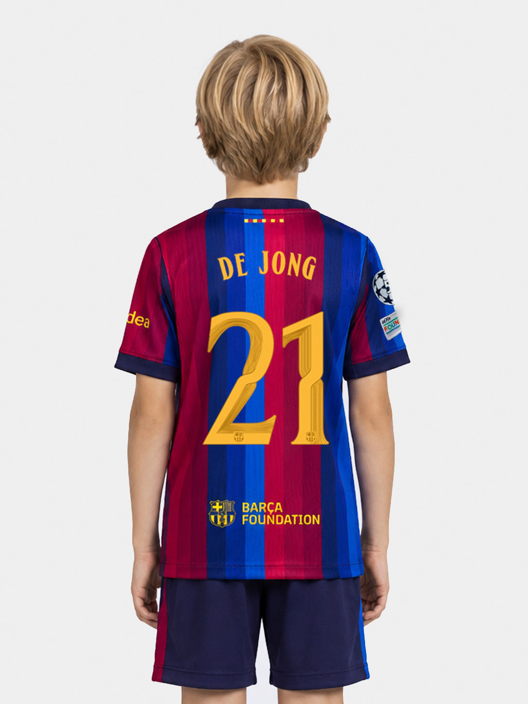 DE JONG | UCL Junior's home jersey 26/27 FC Barcelona - Player Edition
