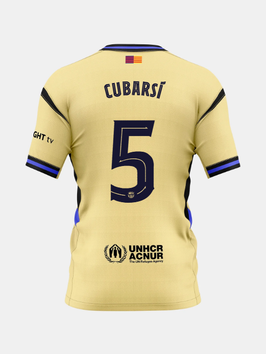 CUBARSÍ | Conjunto Niño/a Pequeño/a segunda equipación 25/26 FC Barcelona x Kobe Bryant