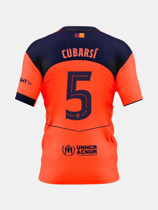 CUBARSÍ | Conjunto Niño/a Pequeño/a tercera equipación 25/26 T90 FC Barcelona