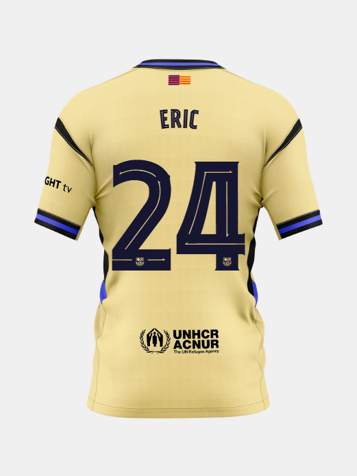ERIC | Conjunto Niño/a Pequeño/a segunda equipación 25/26 FC Barcelona x Kobe Bryant