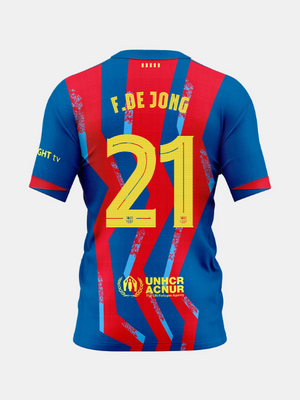 F. DE JONG |Conjunt quart equipament 25/26 FC Barcelona - Nen/a Petit/a