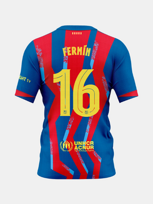 FERMÍN |  Set Viertes Trikot 25/26 FC Barcelona - Kleine Kinder