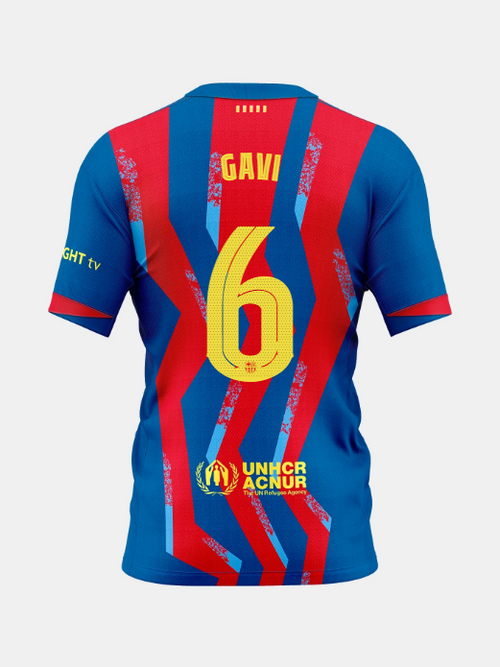 FC Barcelona Gavi選手 シャツ Lサイズ Barcelona Home Jersey 21-22 FC Barcelona Gavi選手 シャツ Lサイズ Barcelona Home Jersey 21-22