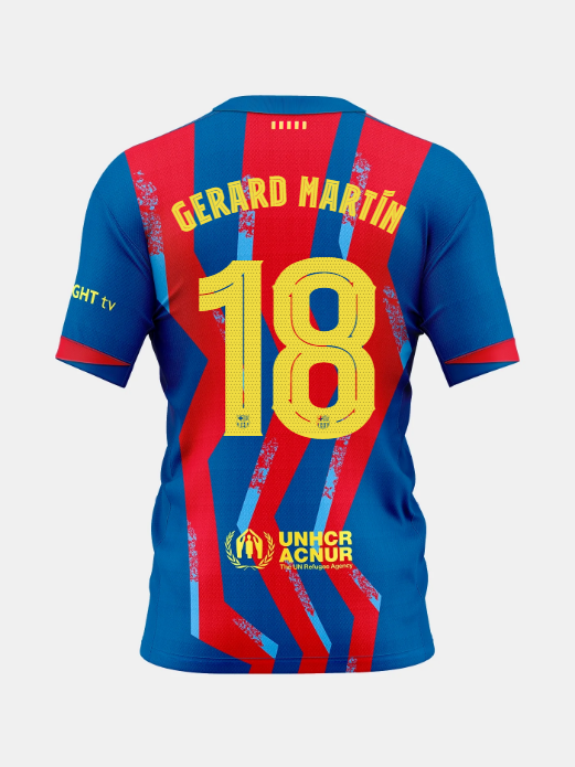GERARD MARTIN |Conjunto cuarta equipación 25/26 FC Barcelona - Niño/a Pequeño/a