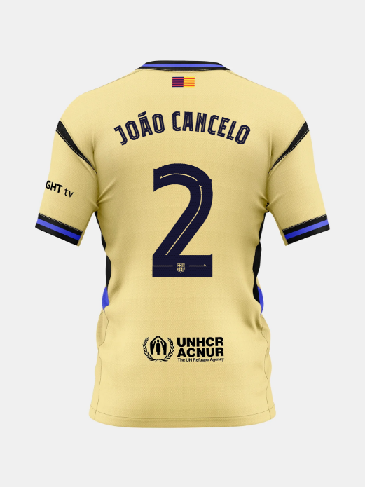 JOÃO CANCELO | Younger kids away kit 25/26 FC Barcelona x Kobe Bryant