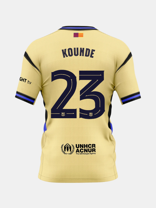 KOUNDE | Younger kids away kit 25/26 FC Barcelona x Kobe Bryant
