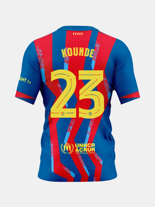 KOUNDE |Conjunto cuarta equipación 25/26 FC Barcelona - Niño/a Pequeño/a