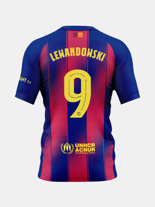 LEWANDOWSKI | Younger kids home kit 25/26 FC Barcelona
