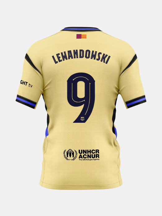 LEWANDOWSKI | Conjunto Niño/a Pequeño/a segunda equipación 25/26 FC Barcelona x Kobe Bryant