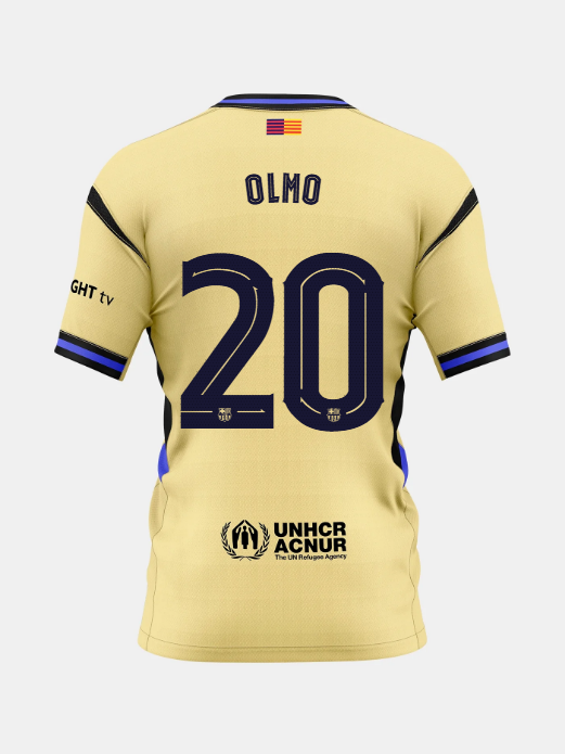 OLMO | Conjunto Niño/a Pequeño/a segunda equipación 25/26 FC Barcelona x Kobe Bryant