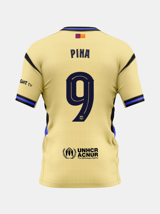PINA | Conjunto Niño/a Pequeño/a segunda equipación 25/26 FC Barcelona x Kobe Bryant