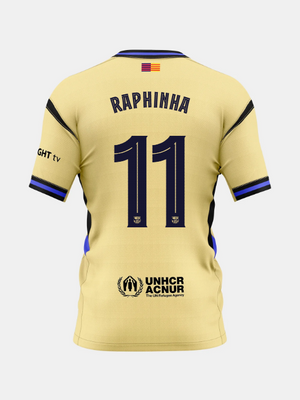 RAPHINHA | Conjunto Niño/a Pequeño/a segunda equipación 25/26 FC Barcelona x Kobe Bryant