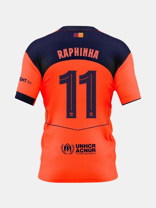 RAPHINHA | Younger kids third kit 25/26 FC Barcelona T90