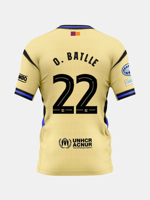 O. BATLLE | UWCL Maillot femme extérieur 25/26 FC Barcelona x Kobe Bryant