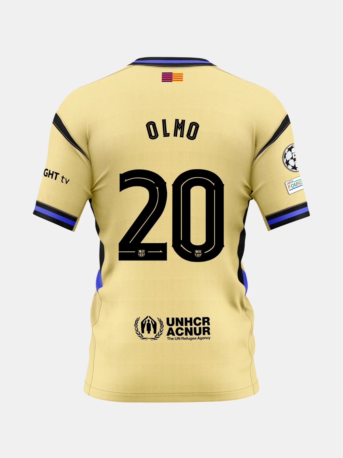 DANI OLMO | UCL Junior away jersey 25/26 FC Barcelona x Kobe Bryant