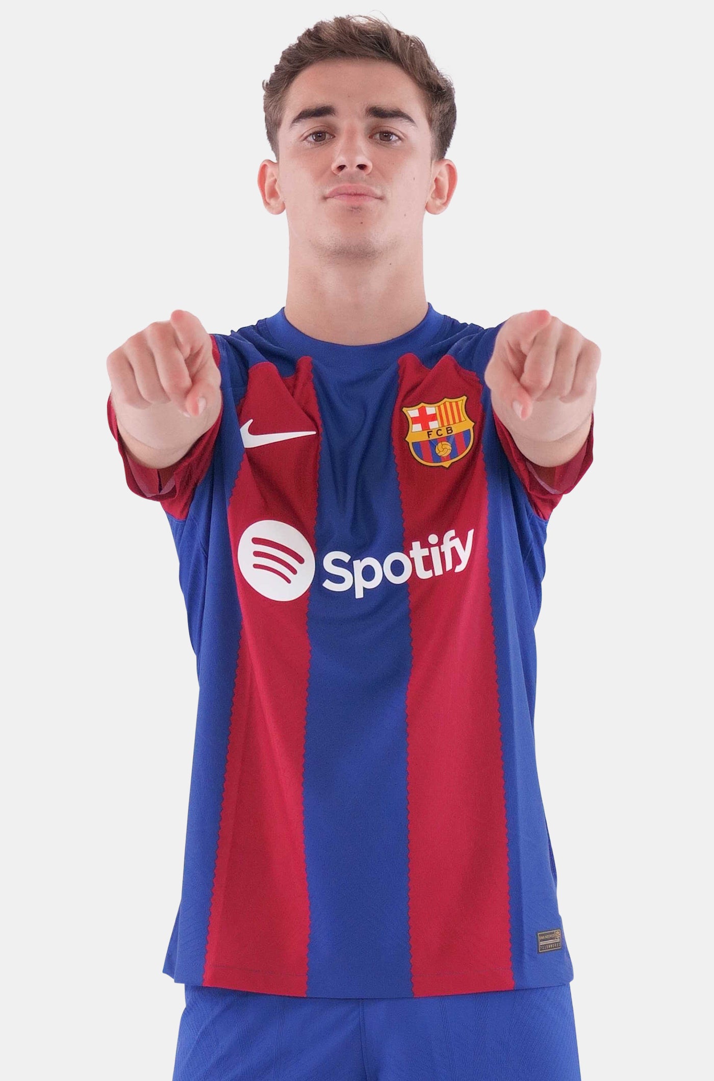 UCL Camiseta 1ª equipación FC Barcelona 23/24 Edición Jugador - GAVI
