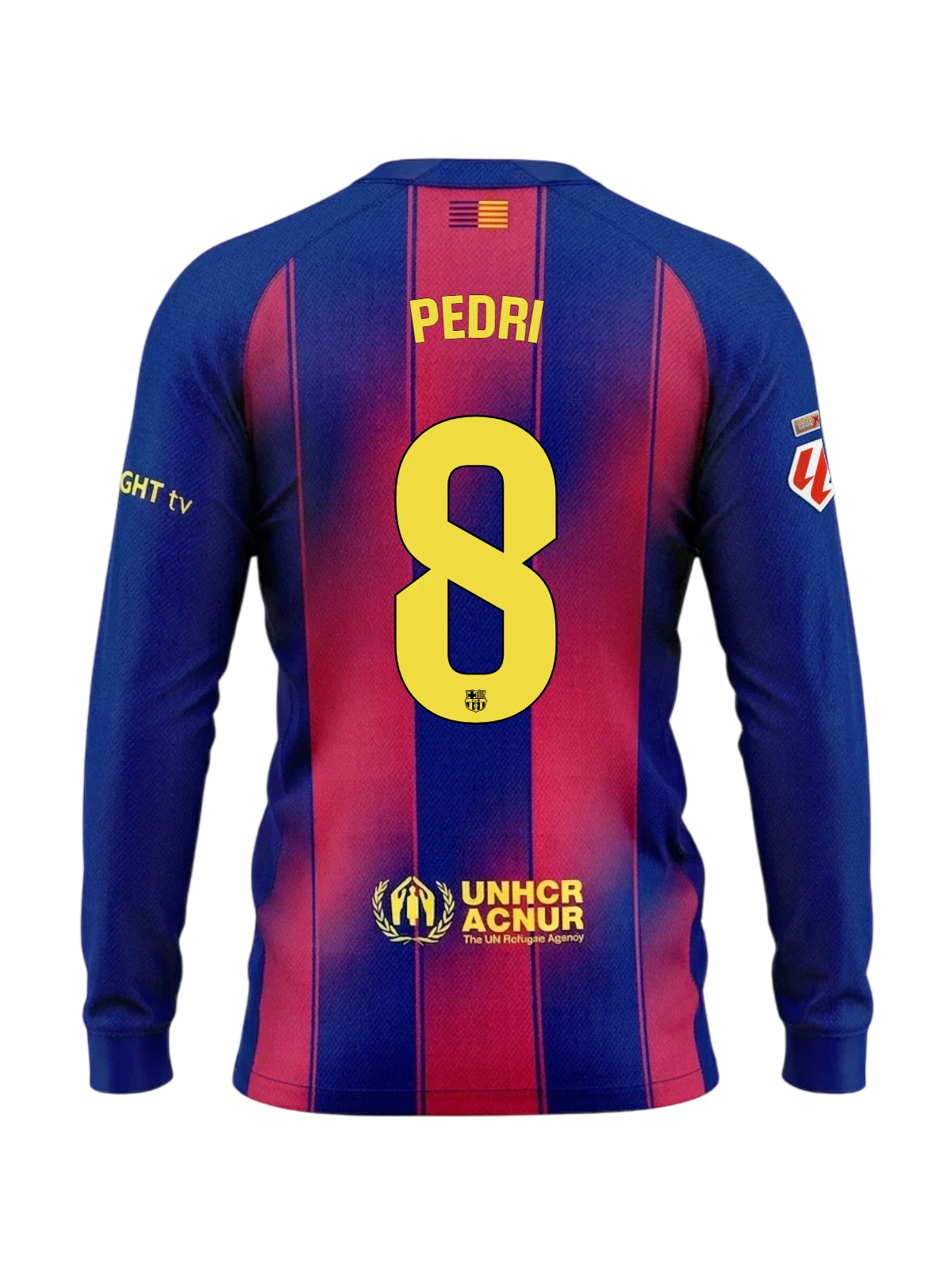 PEDRI | La Liga Camiseta hombre primera equipación 25/26 FC Barcelona Manga larga