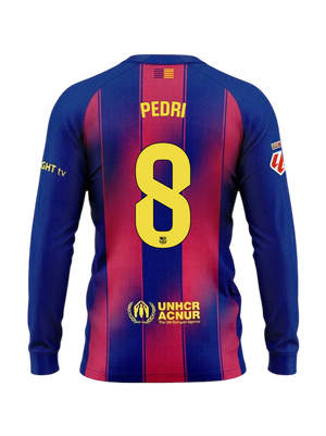 PEDRI | La Liga Maillot homme domicile 25/26 FC Barcelona Manches longues
