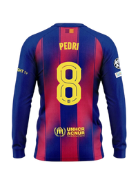 PEDRI | UCL Camiseta hombre primera equipación 25/26 FC Barcelona Manga larga