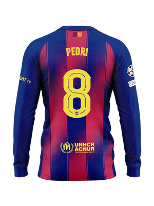 PEDRI | UCL Maillot homme domicile 25/26 FC Barcelona Manches longues