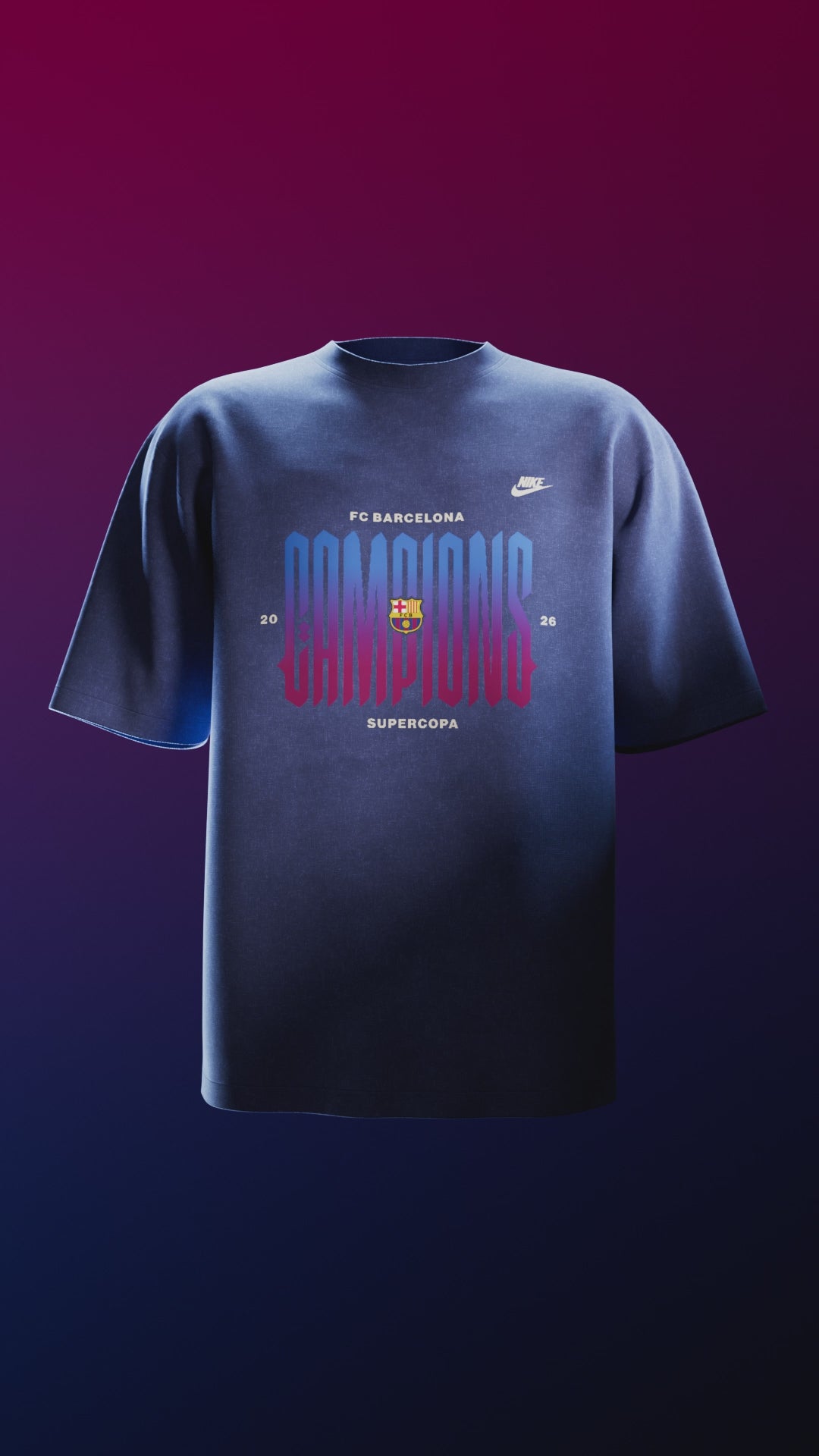 T-shirt Victory Winners Supercoupe FC Barcelona 2026