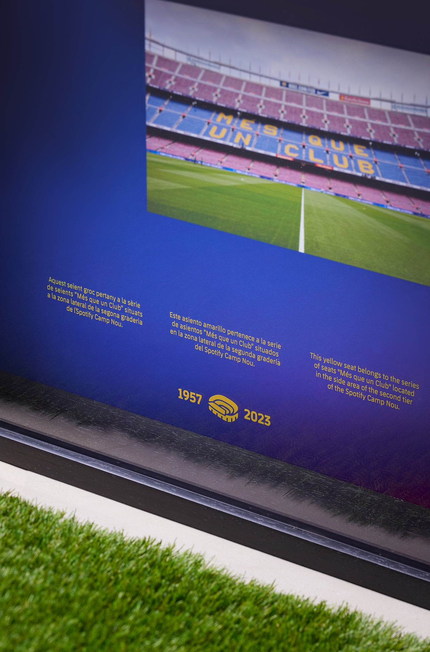 Edició limitada - Seient "Més que un Club" Spotify Camp Nou - LLIURAMENT AMB DEMORA