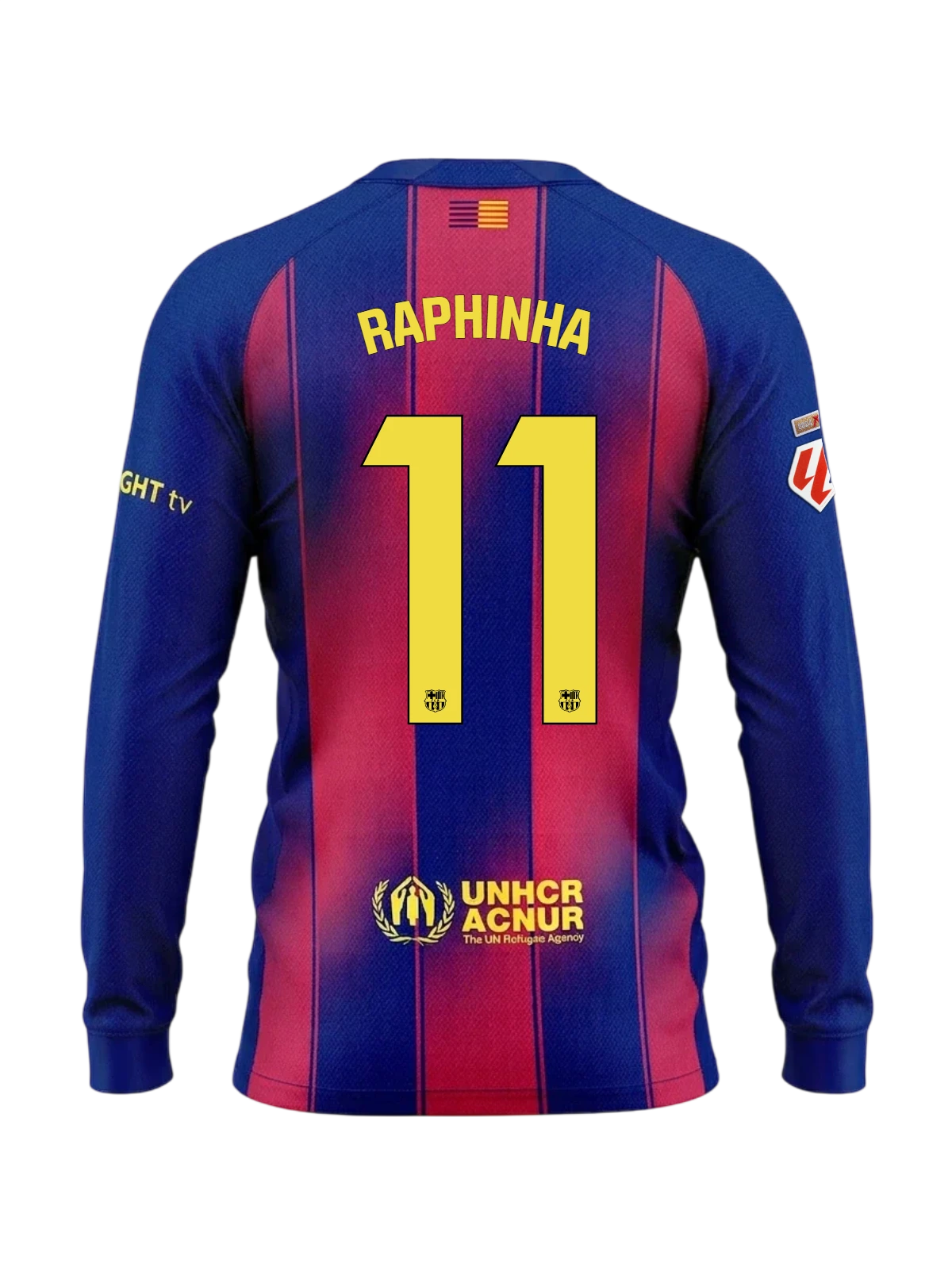 RAPHINHA | La Liga Camiseta hombre primera equipación 25/26 FC Barcelona Manga larga