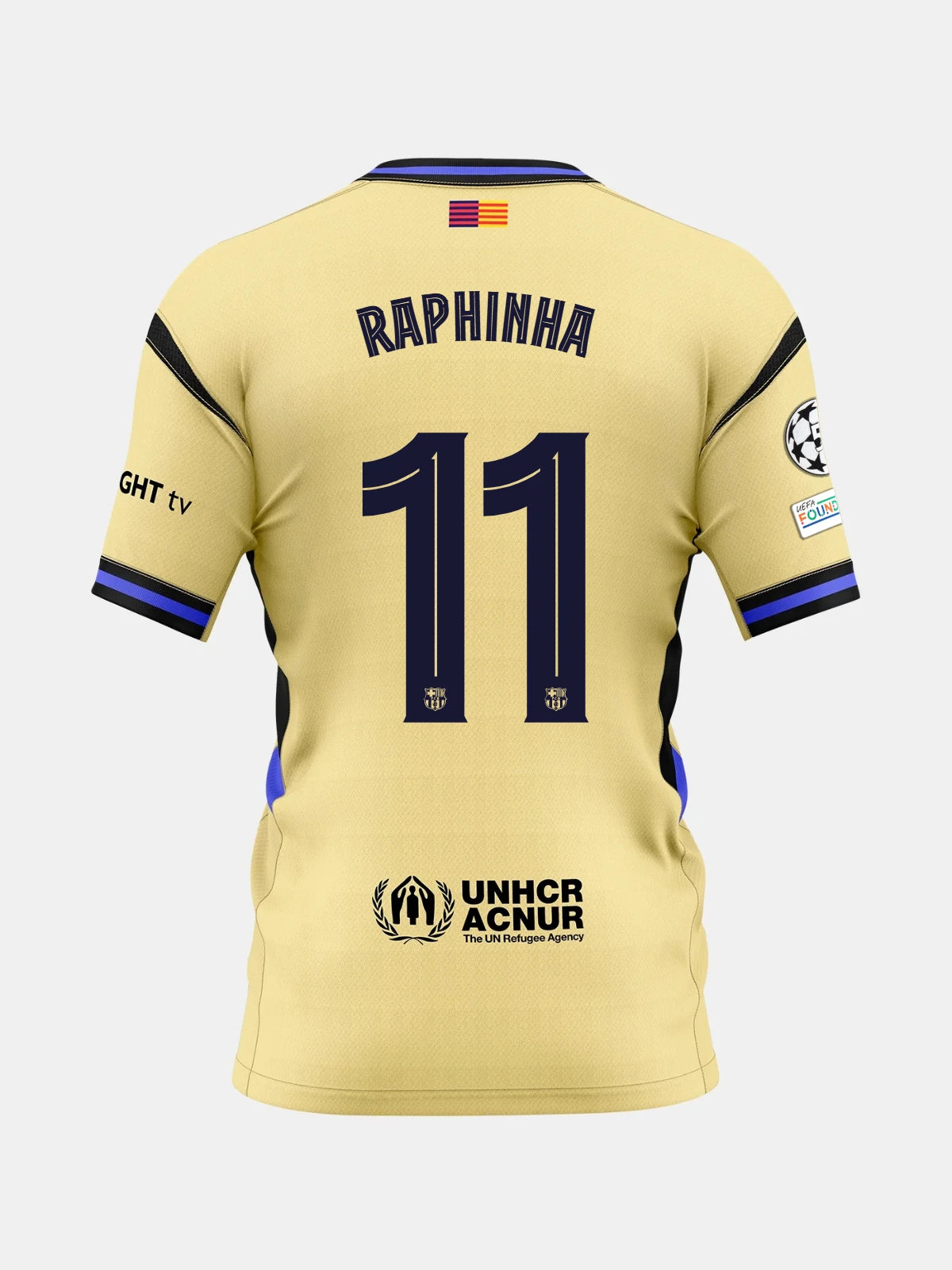 RAPHINHA | UCL Camiseta mujer segunda equipación 25/26 FC Barcelona x Kobe Bryant