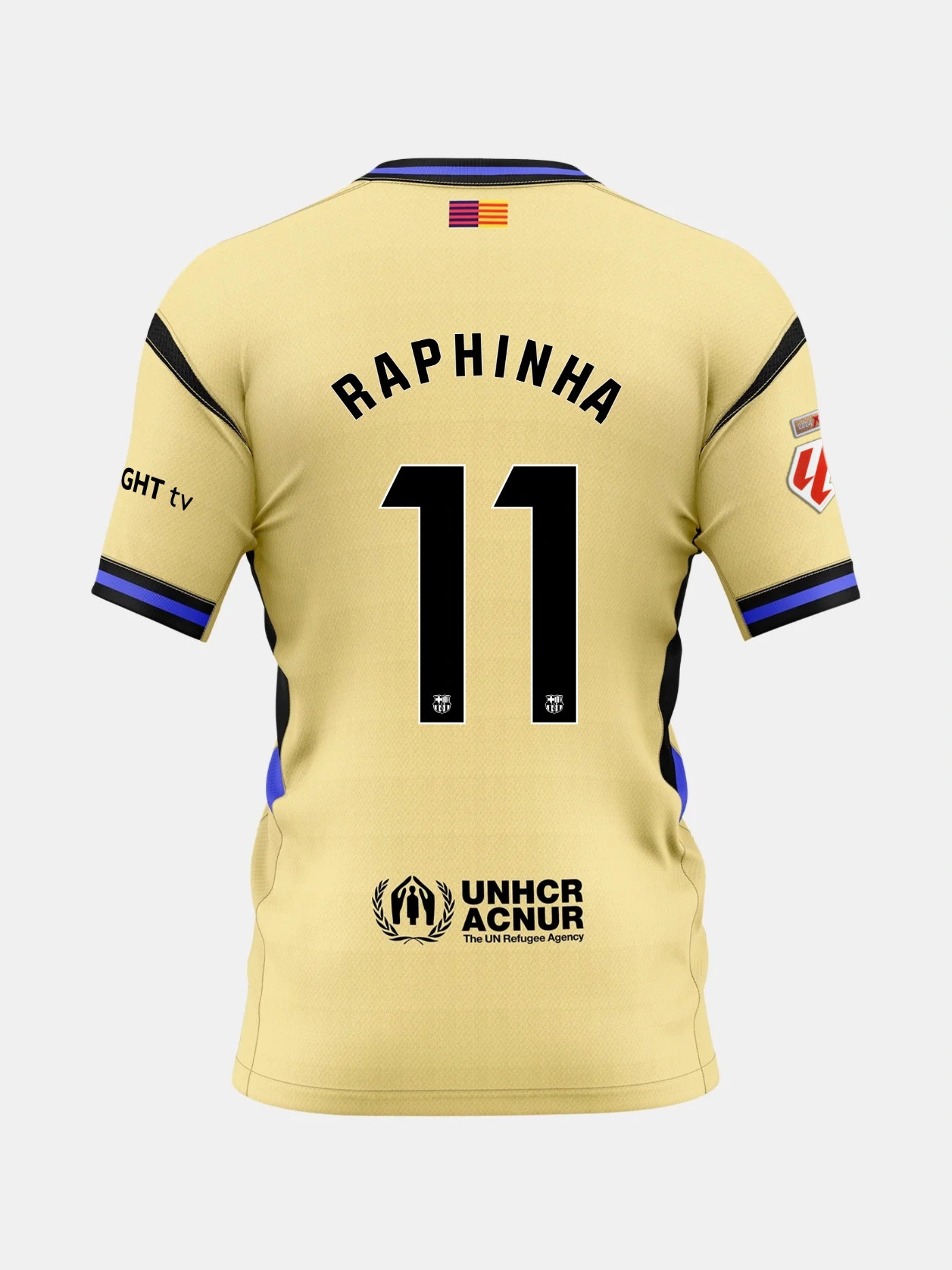 RAPHINHA | La Liga Camiseta niño/a segunda equipación 25/26 FC Barcelona x Kobe Bryant - Edición Jugador