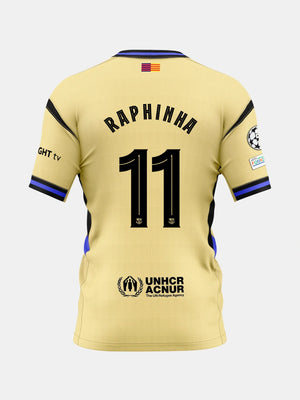 RAPHINHA | UCL Camiseta hombre segunda equipación 25/26 FC Barcelona x Kobe Bryant
