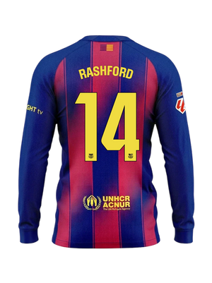 RASHFORD | La Liga Men's home jersey 25/26 FC Barcelona Long-sleeve