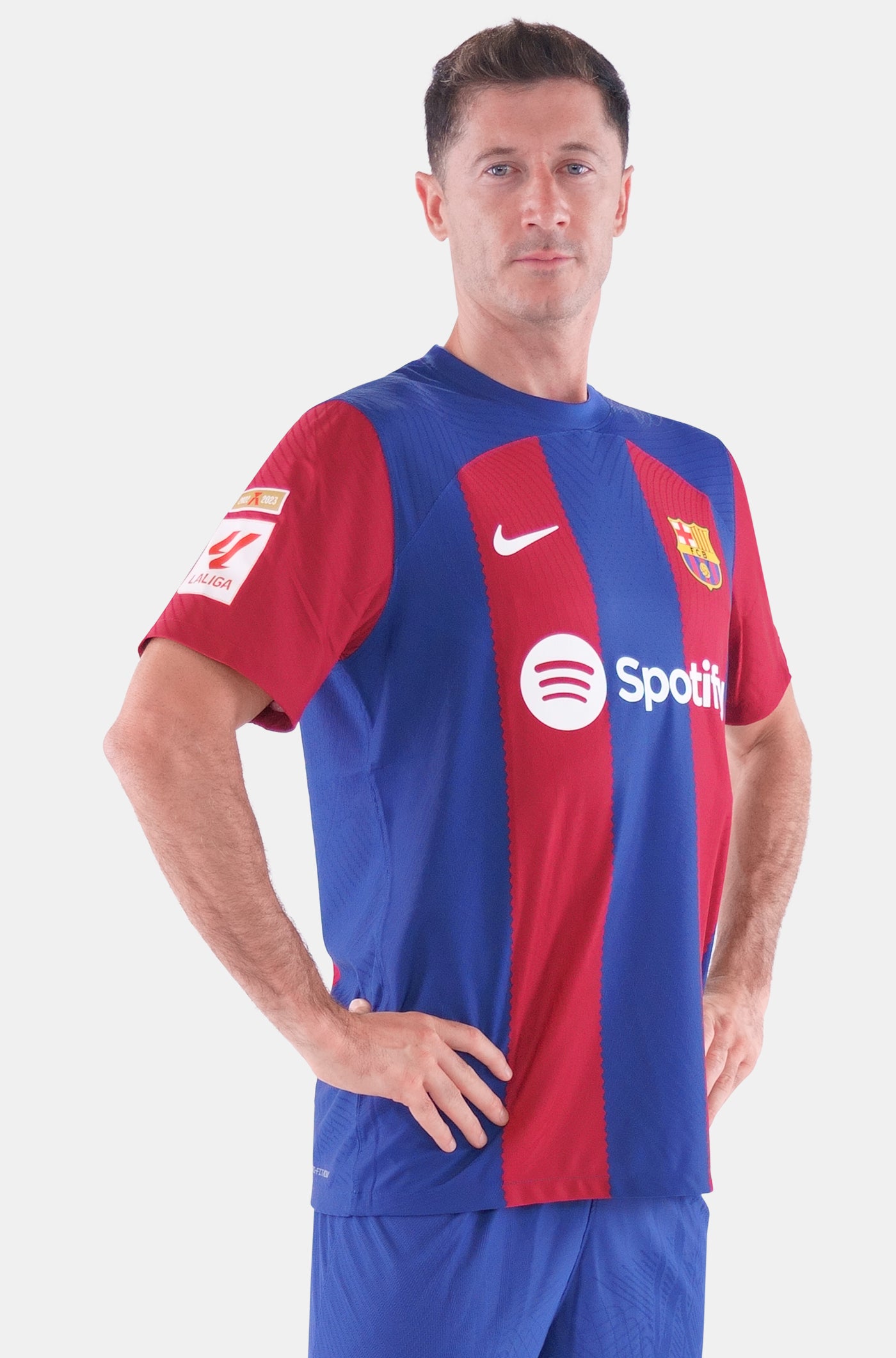 LFP FC Barcelona home shirt 23/24 Player's Edition - LEWANDOWSKI