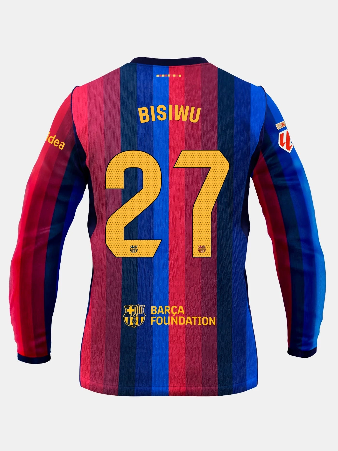 BISIWU | La Liga Men's home jersey FC Barcelona - Long Sleeve 26/27