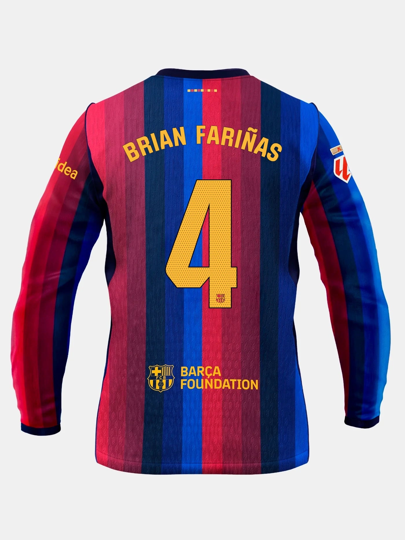 BRIAN FARIÑAS | La Liga Men's home jersey 26/27 FC Barcelona - Long Sleeve