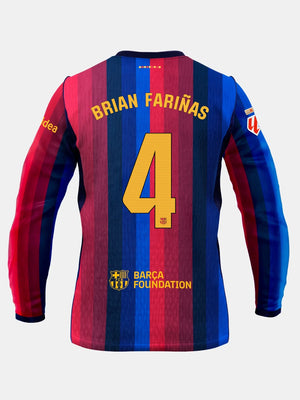 BRIAN FARIÑAS | La Liga Camiseta hombre primera equipación 26/27 FC Barcelona - Manga larga